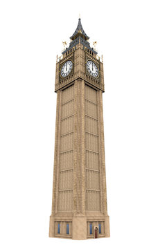 Big Ben Isolated