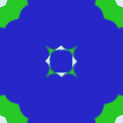 Pattern tile, ornate geometric pattern and abstract colored background