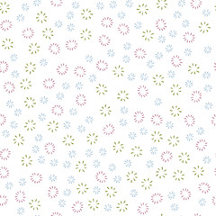 Seamless pattern background of simple elements. Doodle hand drawn illustration 