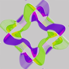 Pattern tile, ornate geometric pattern and abstract colored background