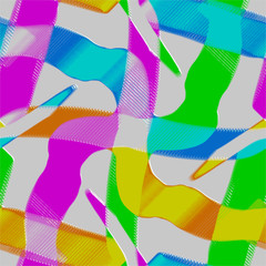 Pattern tile, ornate geometric pattern and abstract colored background