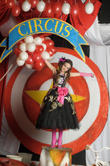 young actress in the circus