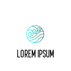 water element logo icon