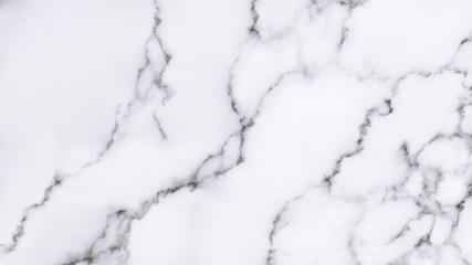 White marble texture with natural pattern for background.