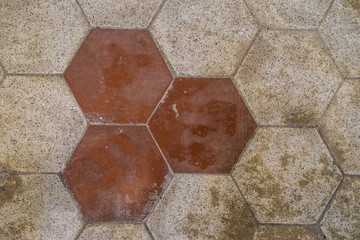 unique porcelain hexagon tile pattern