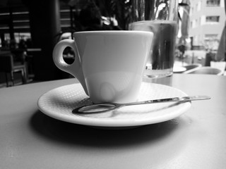 coffee cup on the table, italy