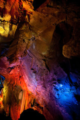 This is Cheongok Cave in Gangwon Province, Korea.
