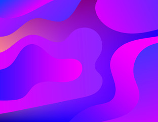 Abstract background with color fluid shapes