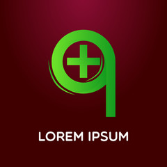 P initial letter logo icon