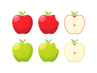 Red and Green Apple Set