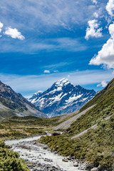 マウントクック国立公園のフッカーバレートラック