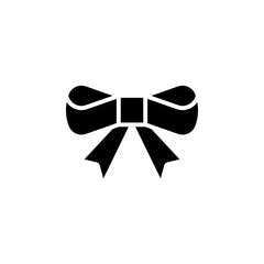 festive bow icon vector. festive bow vector design. sign design. flat style. Vector EPS 10