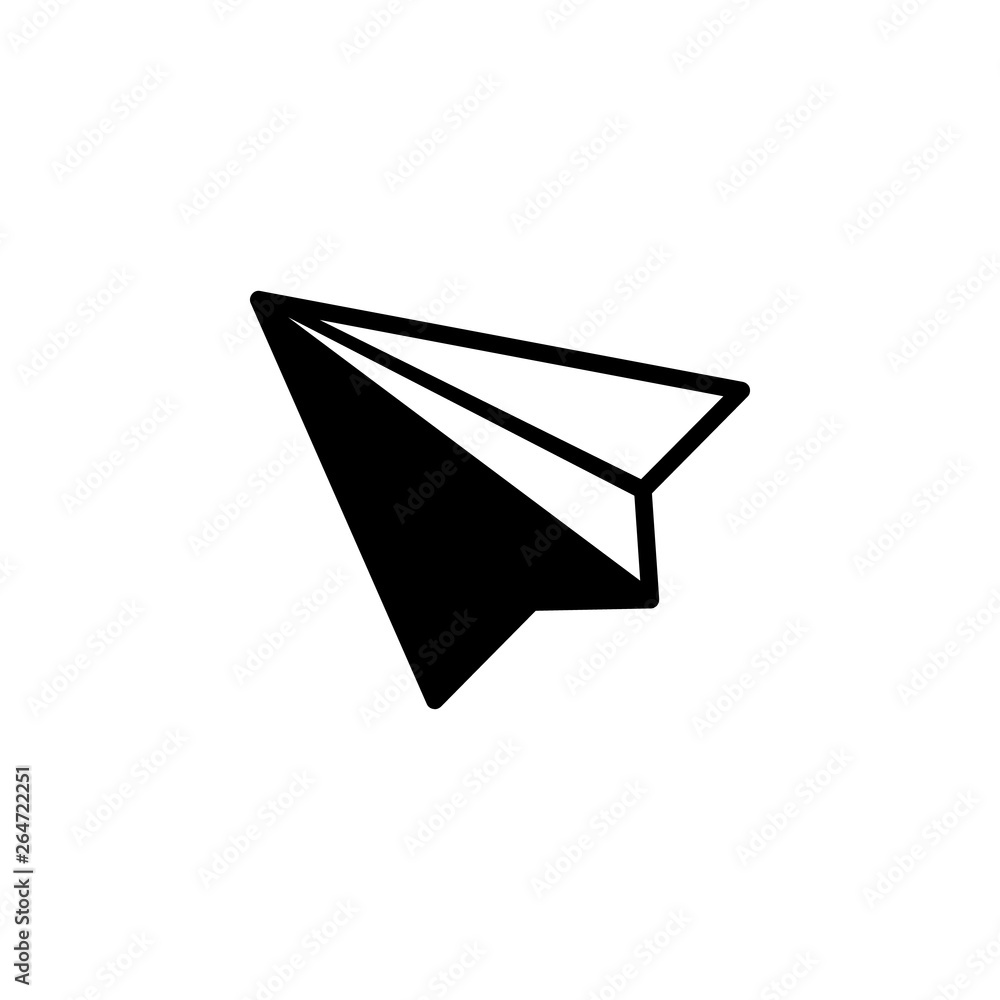 Canvas Prints paper airplane icon vector. paper airplane vector design. sign design. flat style. Vector EPS 10