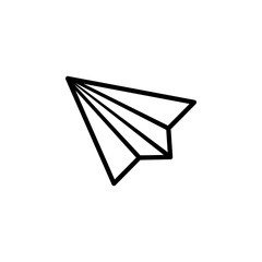 paper airplane icon vector. paper airplane vector design. sign design. flat style. Vector EPS 10