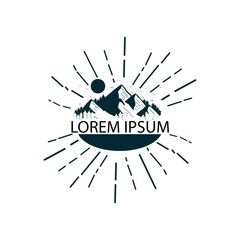 mountain logo icon