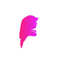 hijab logo icon for women fashion