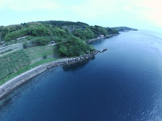Obraz na płótnie Canvas japan kyushu kagoshima akune kuronosetooohashi drone