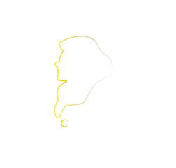 hijab logo icon for women fashion