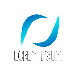 abstract logo icon for creative industry company