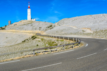 Road to Mount Ventoux, Provence, France