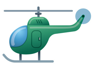 green helicopter icon