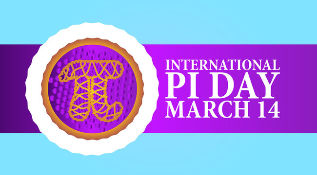 Pi Day Banner Or Background