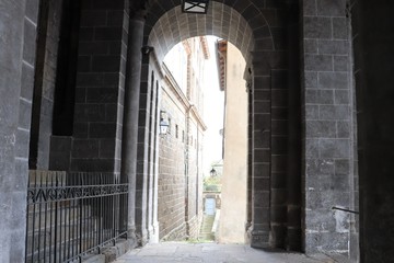 Ville Le Puy en Velay en Haute Loire - Auvergne - Cathedrale romane Notre Dame de l'Annonciation...