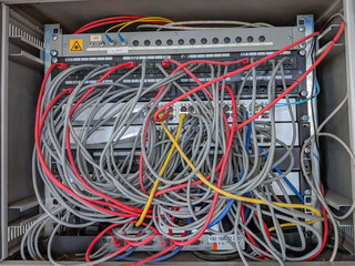 messy network cables
