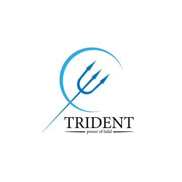 trident logo icon