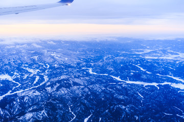 飛行機からの景色