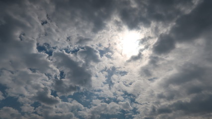 The sky before the storm