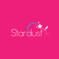 stardust logo with fairy illustration