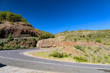 Geological exposure of Tenerife