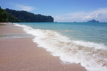 waves, beach and sea