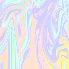 Holographic Abstract soft pastel colors backdrop. Trendy creative gradient. Iridescent background. Marble effect