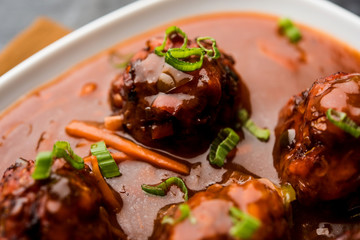 Veg or chicken Manchurian with gravy - Popular indo chinese food