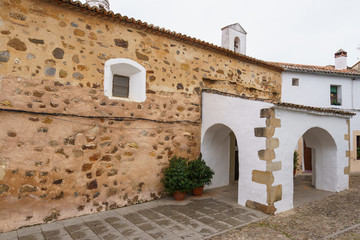 Saint Antonio Hermitage in the Jewish quarter of the old town of Caceres, Spain. The Old town of Caceres is declared a UNESCO World Heritage site ref 384b