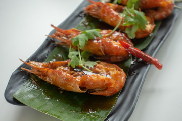 Shrimp with tamarind sauce - Image