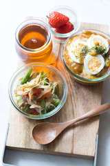 カレードリアとサラダ