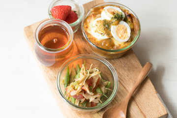 カレードリアとサラダ