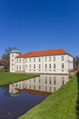 Fototapeta na wymiar Castle Westerholt with reflection in the water in Germany