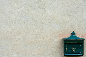 old mailbox on wall