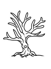 cool herbst baum winter bonsai bäumchen ohne blätter kahl äste kleiner winzig süß niedlich garten gärtner blume pflanze dekoration liebe clipart comic cartoon design