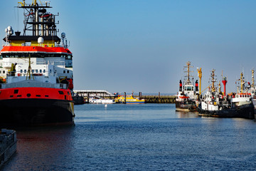Cuxhaven Hafen Schiffe
