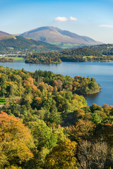 Skiddaw and Derwentwater in Autumn