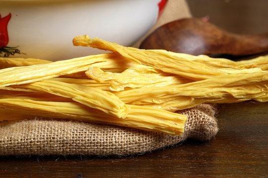 Dried bean curd stick - famous Chinese cuisine ingredients