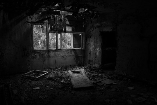 abandoned old hospital