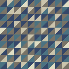  Background of blue  colored triangles. Illustration. 