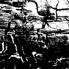 Old grunge monochrome black and white background. The texture consists of wood, lines, spots, dirt, streaks, dotsburnt tree and coal.Illustration.