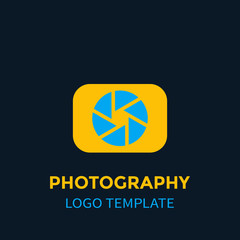 Naklejka premium photography logo element, vector icon